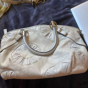 Coach Sophia Black embellished shoulder purse